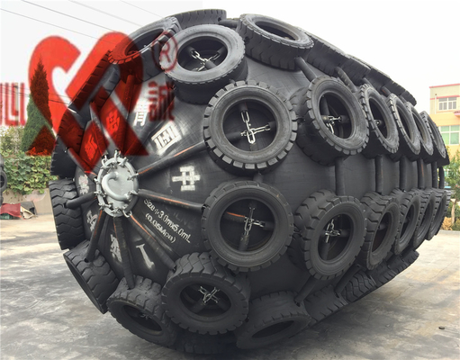 낮은 유지보수 고 내구성을 가진 Pneumatic Marine Fenders 검은색