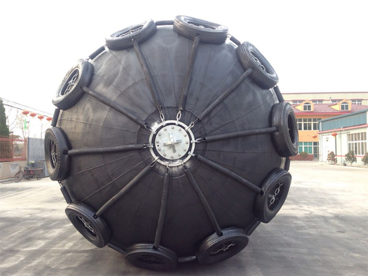 신첸 0101 Pneumatic Marine Fender 3.3x6.5m 블랙 천연 고무