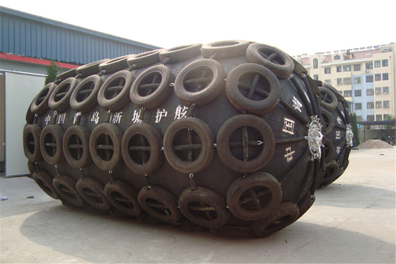 신첸 0101 Pneumatic Marine Fender 3.3x6.5m 블랙 천연 고무