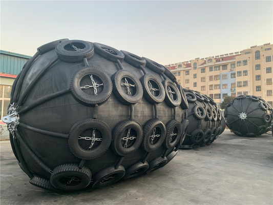 3.3x6.5m 공압식 해상 펜더 고압 천연 고무