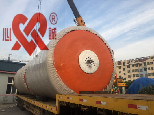 24개월 기간 폼 충전 펜더 D3.0m X L5.0m 변형 60% 내구성이 뛰어난 해양 부두 보호 솔루션